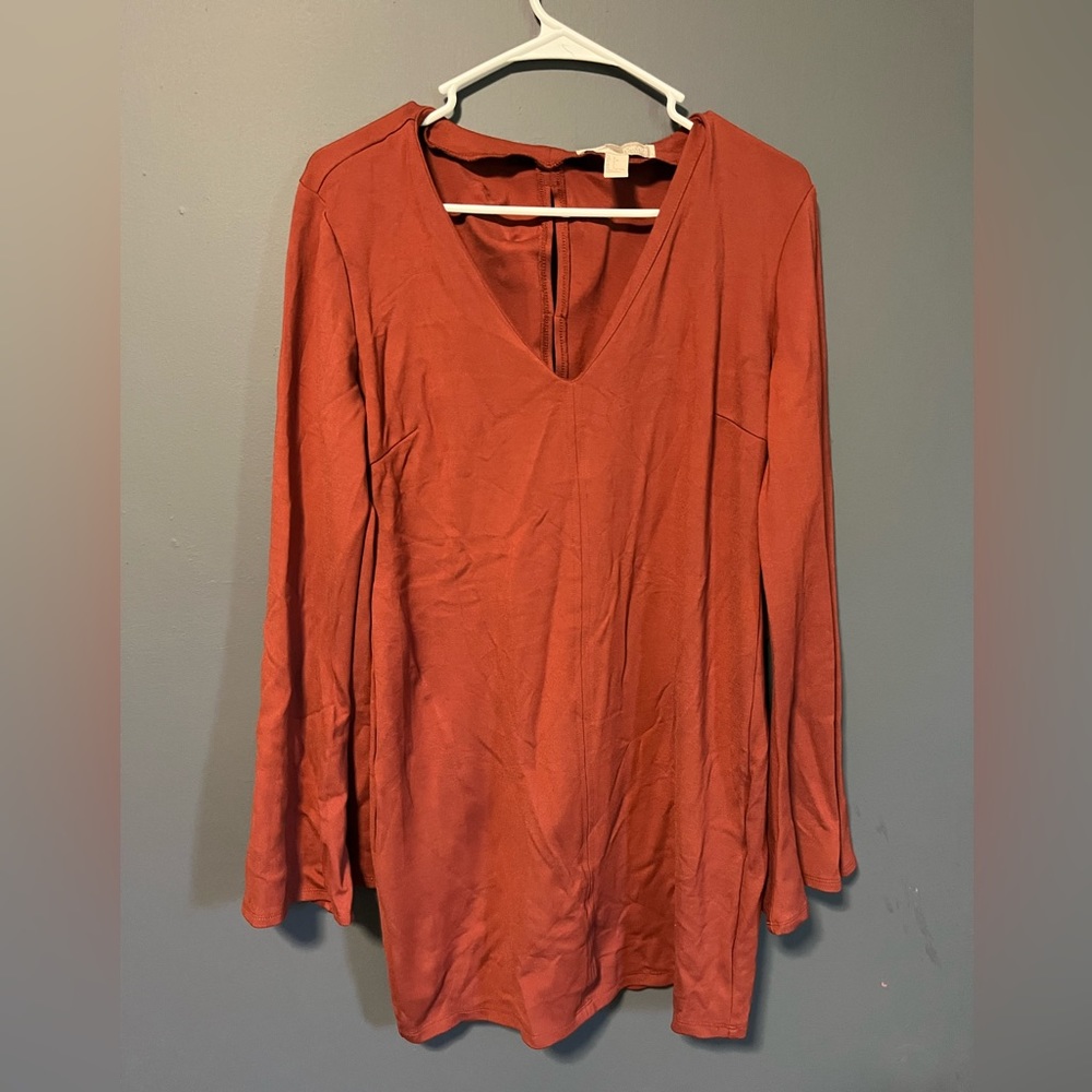 Forever 21 Long Sleeve Dress, size large. NWT.